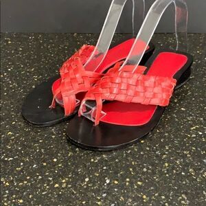 Bernardo Woven Toe Ring Sandals